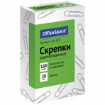Скрепки оцинкованные 28мм, 100шт., карт. упак. 231183
