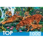 TOPpuzzle. ПАЗЛЫ 1000 элементов. ХТП1000-2160 Семейство тигров