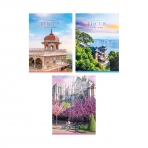 Тетрадь 80л., А4, клетка ArtSpace /Путешествия. Focus on the world/ Т80А4к_46507
