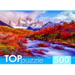 TOPpuzzle. ПАЗЛЫ 500 элементов. ШТТП500-2710 ПРОГУЛКА К ГОРЕ ФИЦРОЙ