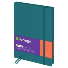 Ежедневник недатированный, A5, 136л., кожзам, Berlingo /Western/, бирюзовый, с резинкой UD3_85505 (10702070/290823/3354661, Китайская Народная Республика)