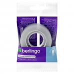 Клейкая лента 19мм*33м, Berlingo, прозрачная, в пакете, с ШК (10702070/210823/3341493, Китайская Народная Республика)