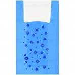 Пакет-майка OfficeClean /Звезды /, ПНД, 30+16*60см, 15мкм, голубой 317609