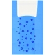 Пакет-майка OfficeClean /Звезды /, ПНД, 30+16*60см, 15мкм, голубой 317609