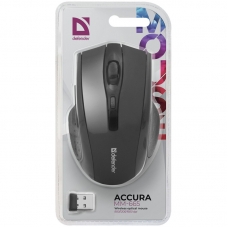 Мышь беспроводная Defender Accura MM-665, черный, 6btn+Roll 52665 (10702070/130924/3303832, Китайская Народная Республика)