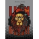 ЗАПИСНАЯ КНИЖКА А5 80л. КРУТОЙ ЛЕВ (К80-6010) 7БЦ, глянц.ламинир., лен+ серебро