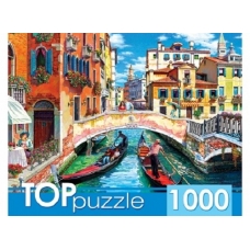 TOPpuzzle. ПАЗЛЫ 1000 элементов. ХТП1000-2170 Гондолы в Венеции