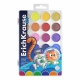 Краски акварельные ErichKrause Kids Space Animals медовые с УФ защитой яркости 24 цвета (в пластиковой коробке с европодвесом)
