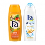 Гель для душа Fa Греч.йогурт миндаль/Ритмы острова Бали/Go Happy/Feel Balance 250 мл