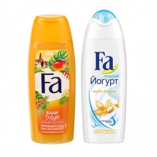 Гель для душа Fa Греч.йогурт миндаль/Ритмы острова Бали/Go Happy/Feel Balance 250 мл