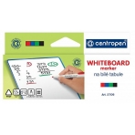 Набор марк. д/досок Centropen WHITE BOARD 1,8 мм ассорти круглый 4 шт