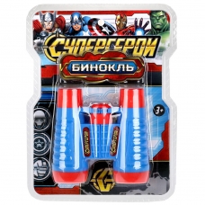 Бинокль, супер герои, блист.16*21,5*4см ИГРАЕМ ВМЕСТЕ в кор.2*120шт