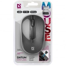 Мышь беспроводная Defender Datum MM-285, черный, 2btn+Roll (10013160/301224/5273969, Китайская Народная Республика)