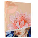ТМ/Collezione/ ЕЖЕДНЕВНИК А5,80л. НЕОБЫЧНЫЙ ПОРТРЕТ (80-3552) 7БЦ, софтач+выбороч.лак, недатир. WB