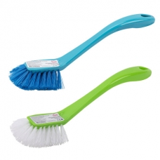 Щетка для мытья посуды /Колибри/, 8х4х26 см, цвет ассорти, IDEA, М 5202