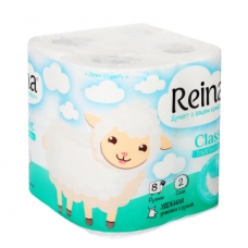 Туалетная бумага Reina Classic 2сл., 8 шт.