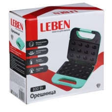 LEBEN Орешница, 800 Вт, пластик Soft Touch, нерж. сталь, антипригарное покрытие (10702070/160222/3063702, Китай)
