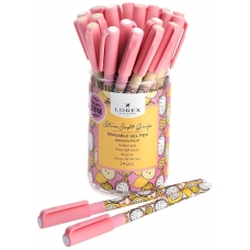 Ручка гелевая стираемая LOREX DRAGON FRUIT Slim Soft Grip 0,5 мм синий 1 шт ultra-soft touch грип