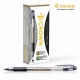 Ручка гелевая с грипом CROWN /Hi-Jell Needle Grip/, ЧЕРНАЯ, узел 0,7 мм, линия письма 0,5 мм, HJR-500RNB