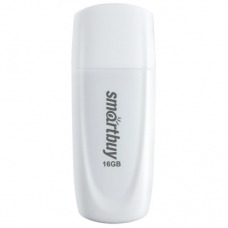 Флеш-диск 16 GB SMARTBUY Scout USB 2.0, белый, SB016GB2SCW
