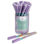 Ручка маслян. LOREX HOROSCOPE SLIM SOFT GRIP синий 0,5 мм ассорти прорез. корп.