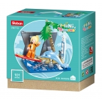 Конструктор пластиковый Sluban /Лето/(101 деталей) ( Арт. M38-B0989B)