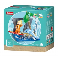 Конструктор пластиковый Sluban /Лето/(101 деталей) ( Арт. M38-B0989B)