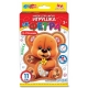 Игрушка из фетра Со стразами мишка МУЛЬТИ АРТ в кор.66шт