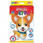 Игрушка из фетр cобачка МУЛЬТИ АРТ в кор.66шт