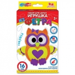 Игрушка из фетра cовушка МУЛЬТИ АРТ в кор.66шт