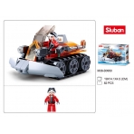 Конструктор пластиковый Sluban /Снегоуборщик/(82 детали) ( Арт. M38-B0950)