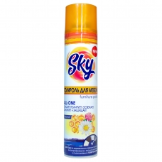 Полироль для мебели Sky Max, с воском, 300мл 100225