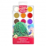 Краски акварельные ArtBerry® с УФ защитой яркости 18 цветов (в пластиковой коробке с европодвесом)