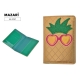 Обложка для паспорта PINEAPPLE 10х14,2 см, полиуретан