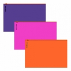 Zip-пакет пластиковый ErichKrause® Soft Caribbean Sunset, B5, непрозрачный, ассорти (в пакете по 12 шт.)