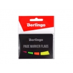 Флажки-закладки Berlingo 45*25мм, 20л+45*12, 20л*3 неоновых цвета, европодвес LSz_45255