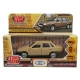 Машина металл LADA-21099 /СПУТНИК/ 12 см, двери, багаж, инерц, бежевый, кор. Технопарк в кор.2*36шт