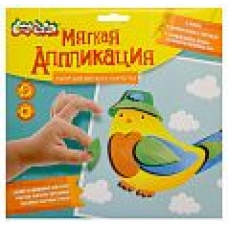 Аппликация мягкая ЭВА Каляка-Маляка ПТИЧКА 20х20 см 3+