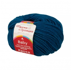 Пряжа из Троицка   /Кроха/   80% акрил, 20% шерсть   10 шт. х  50 г  135 м №014 морская волна