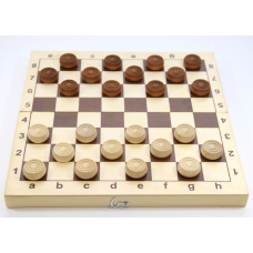 Игра настольная /Шашки/ деревянные (поле 29см х 29см)