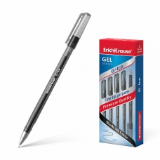 Ручка гелевая ErichKrause® G-Ice, цвет чернил черный (в коробке по 12 шт.)