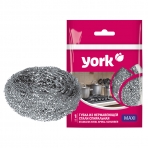 Губка для посуды York /Макси/, спиральная, стальная, 1шт., 8*8*4см 2010 (10228020/201224/5159654, Китайская Народная Республика)